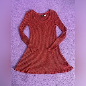 🍁Urban Outfitters BDG burgundy sweater dress size SP